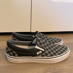 Checkered Men’s Vans Slides